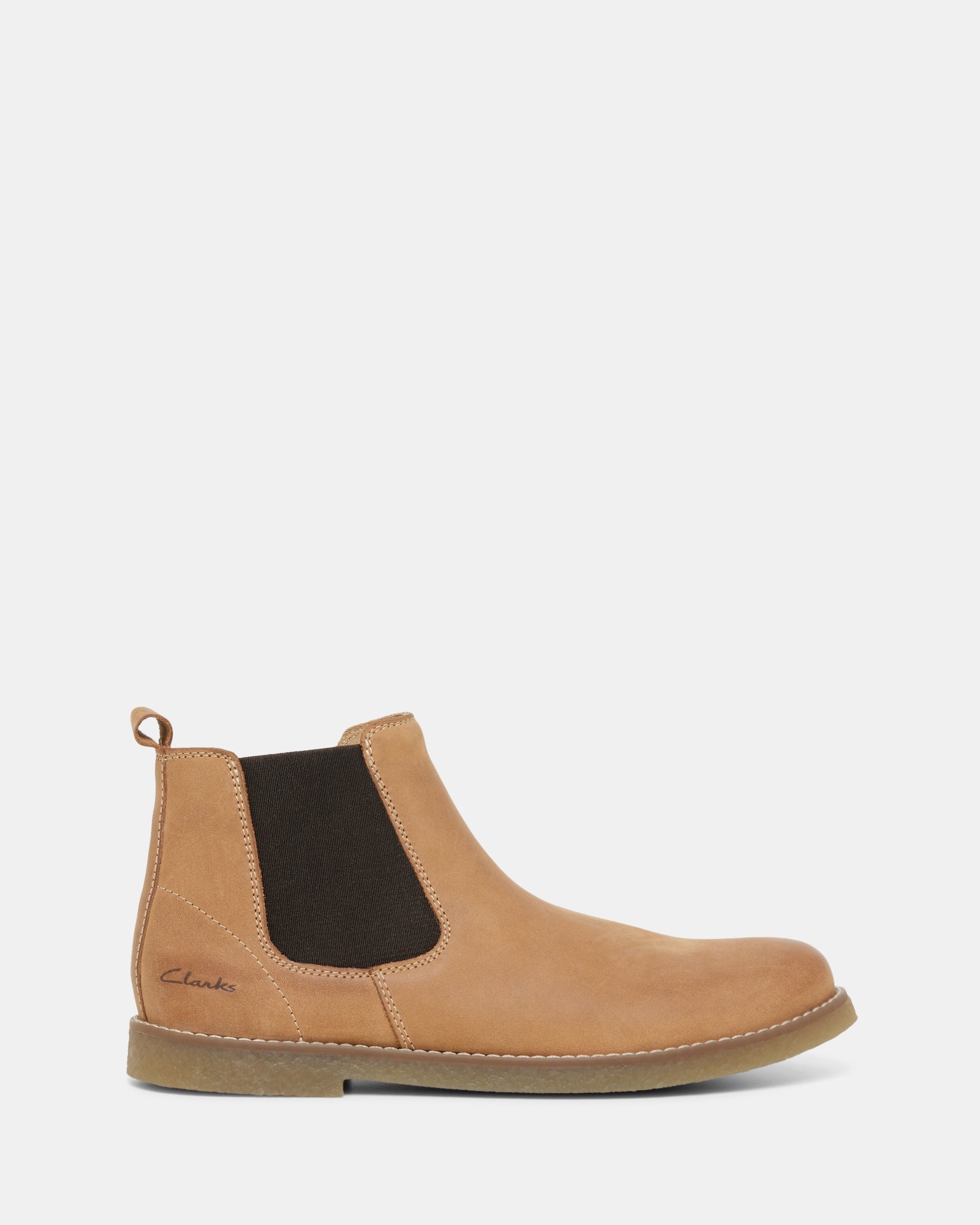 Clarks tan chelsea on sale boots