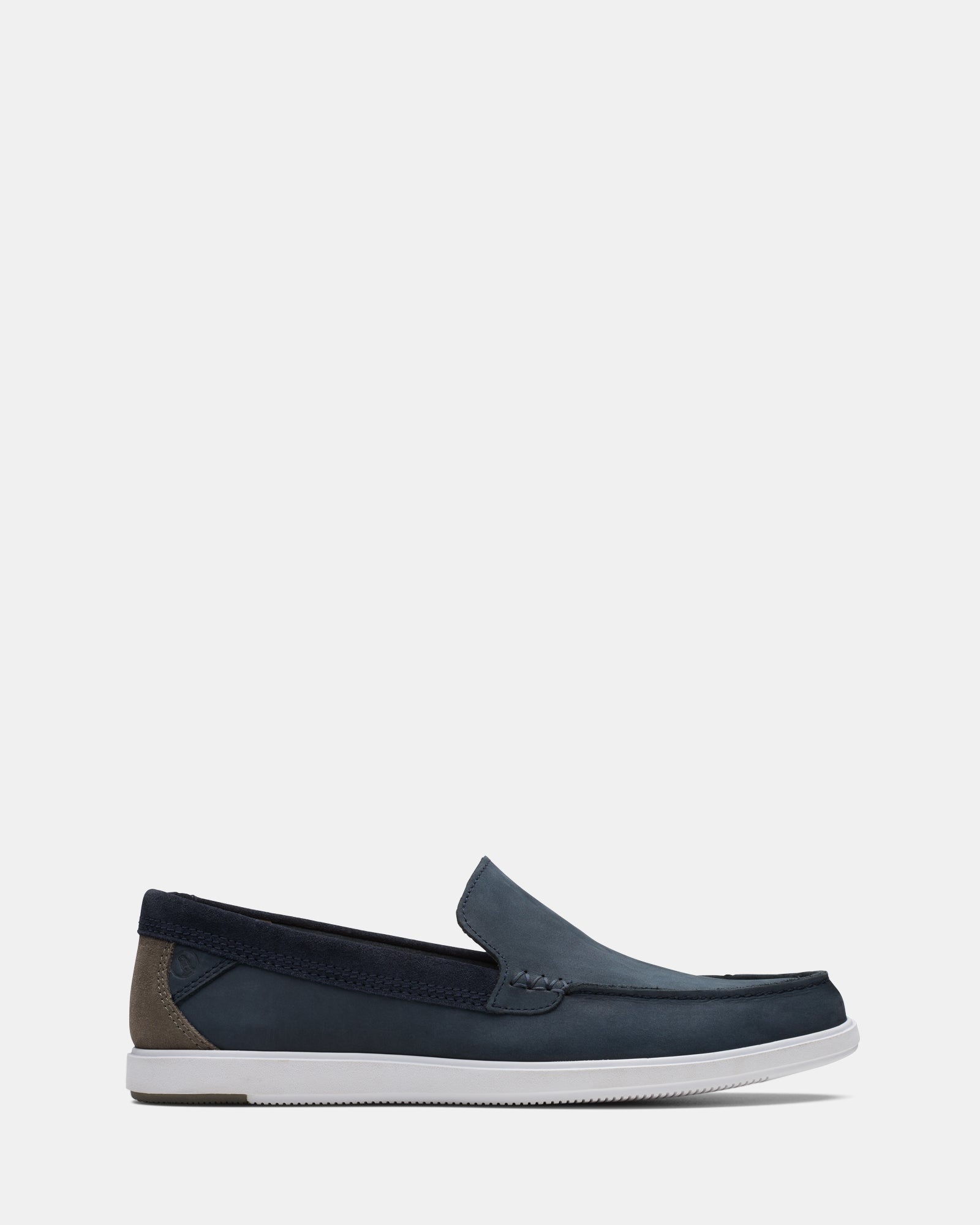 Bratton Loafer Navy Nubuck Clarks