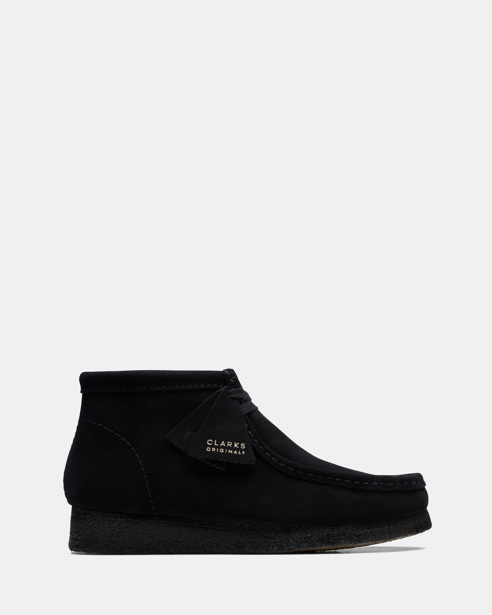 Wallabee Boot (M) Black Suede