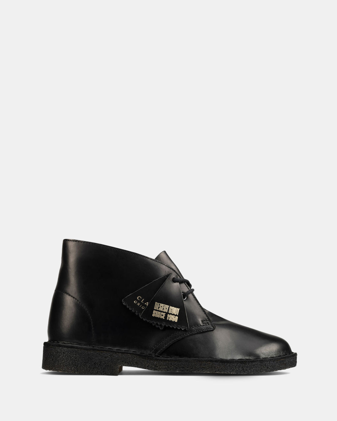 Boot (M) Black Polished Clarks