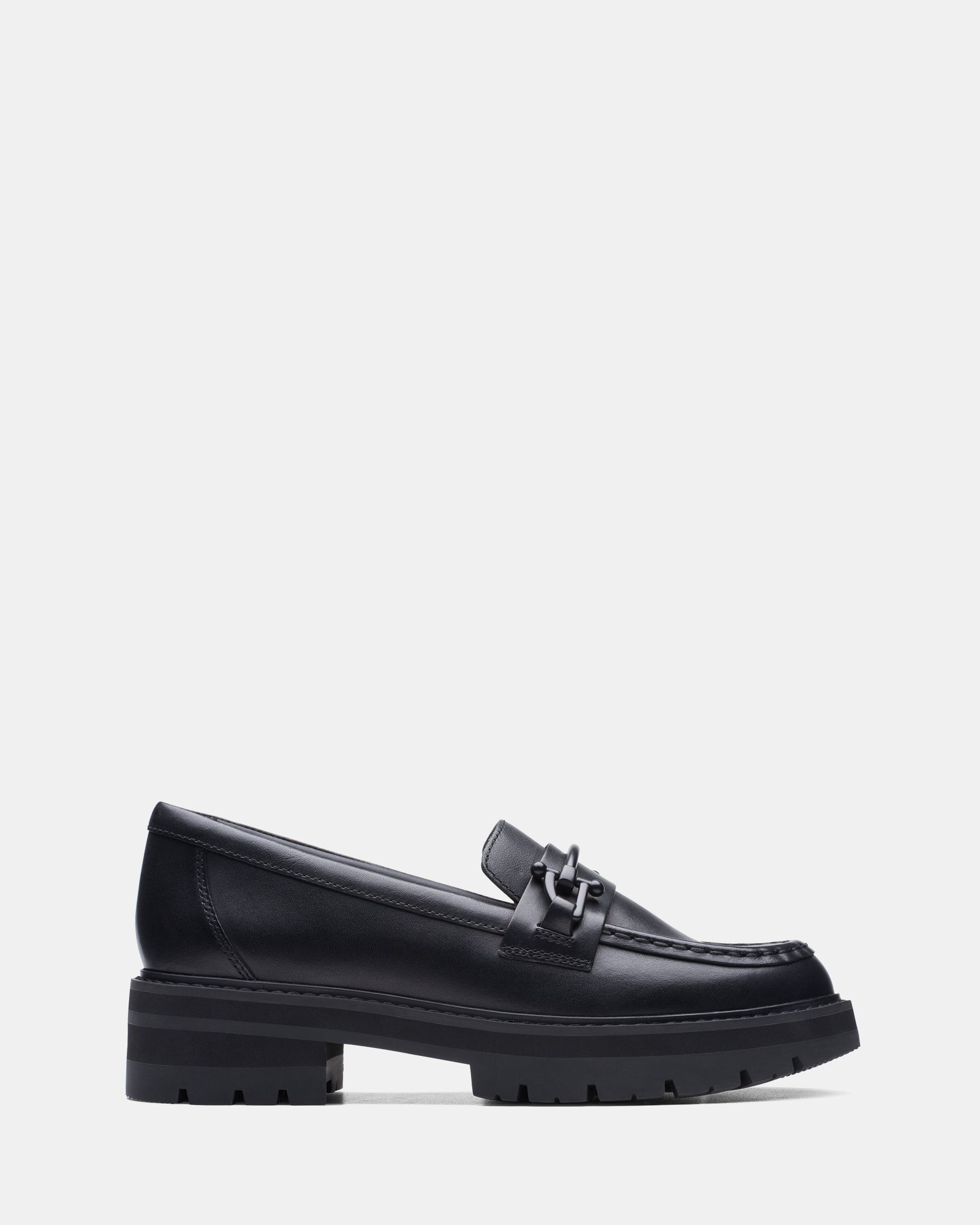 Clarks Unisex Orianna Up Sneaker – Black Leather, Comfort Design, Breathable, Size 0 Women/0 Men
