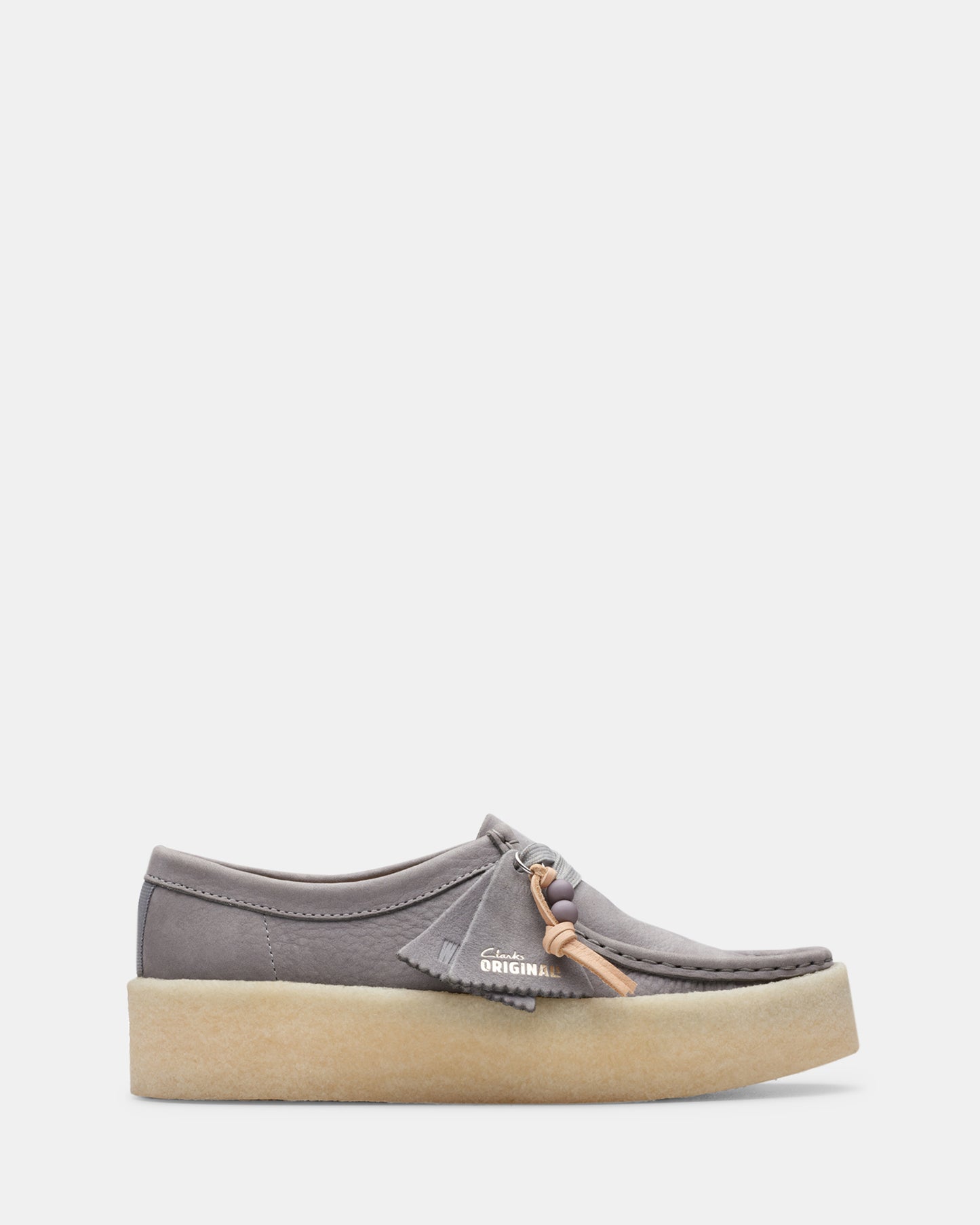 Wallabee Cup. (W) Steel Grey Nubuck