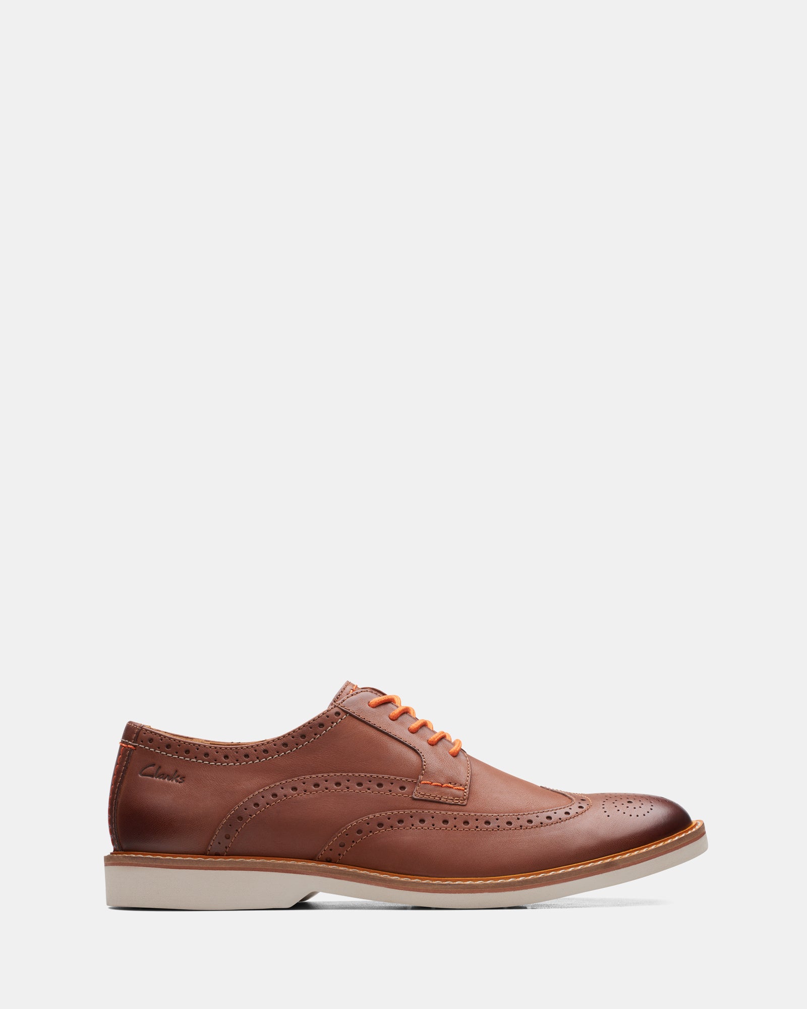 Atticus Ltlimit Dark Tan Leather – Clarks