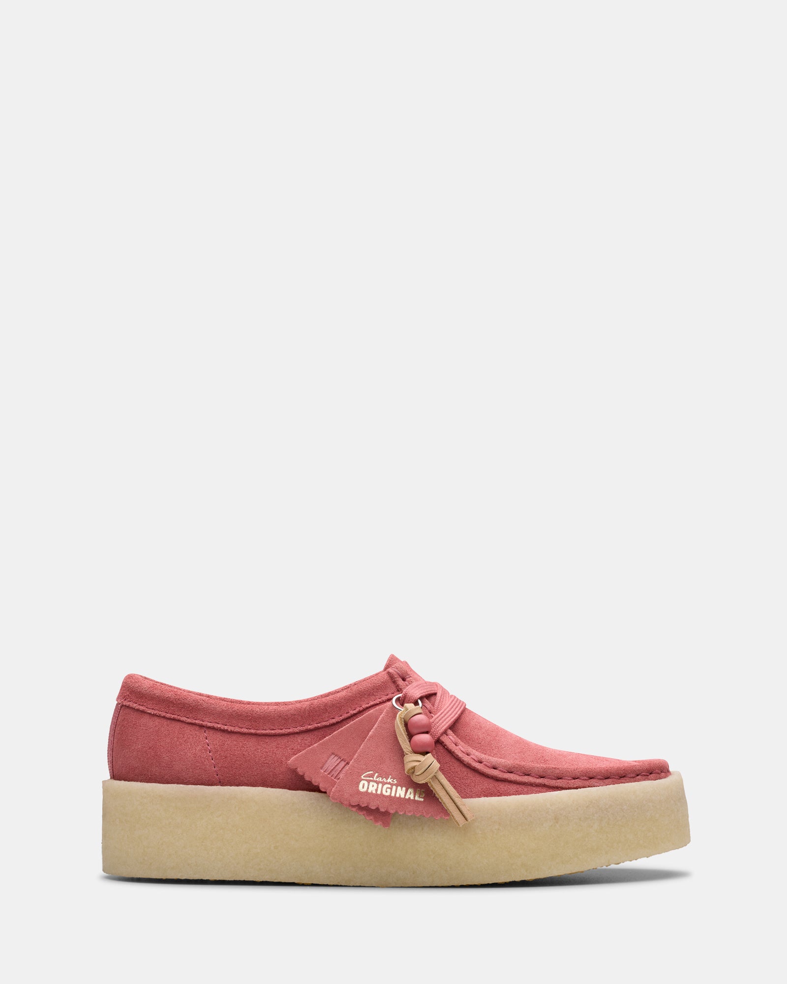 Wallabee (W) Vintage Pink Sde – Clarks - Main Image