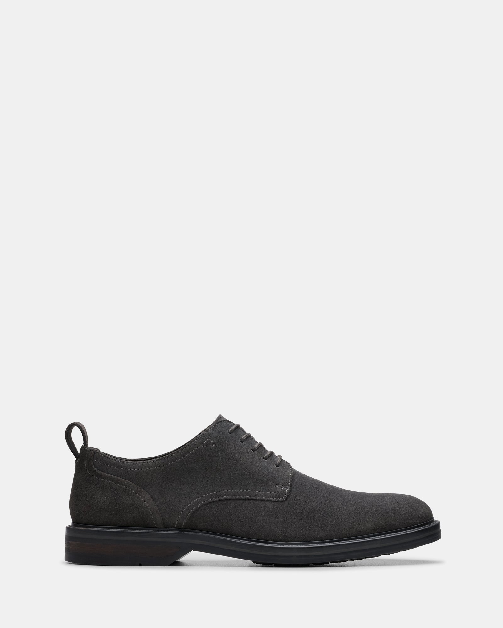 Aldwin Lace Dark Grey Suede Clarks