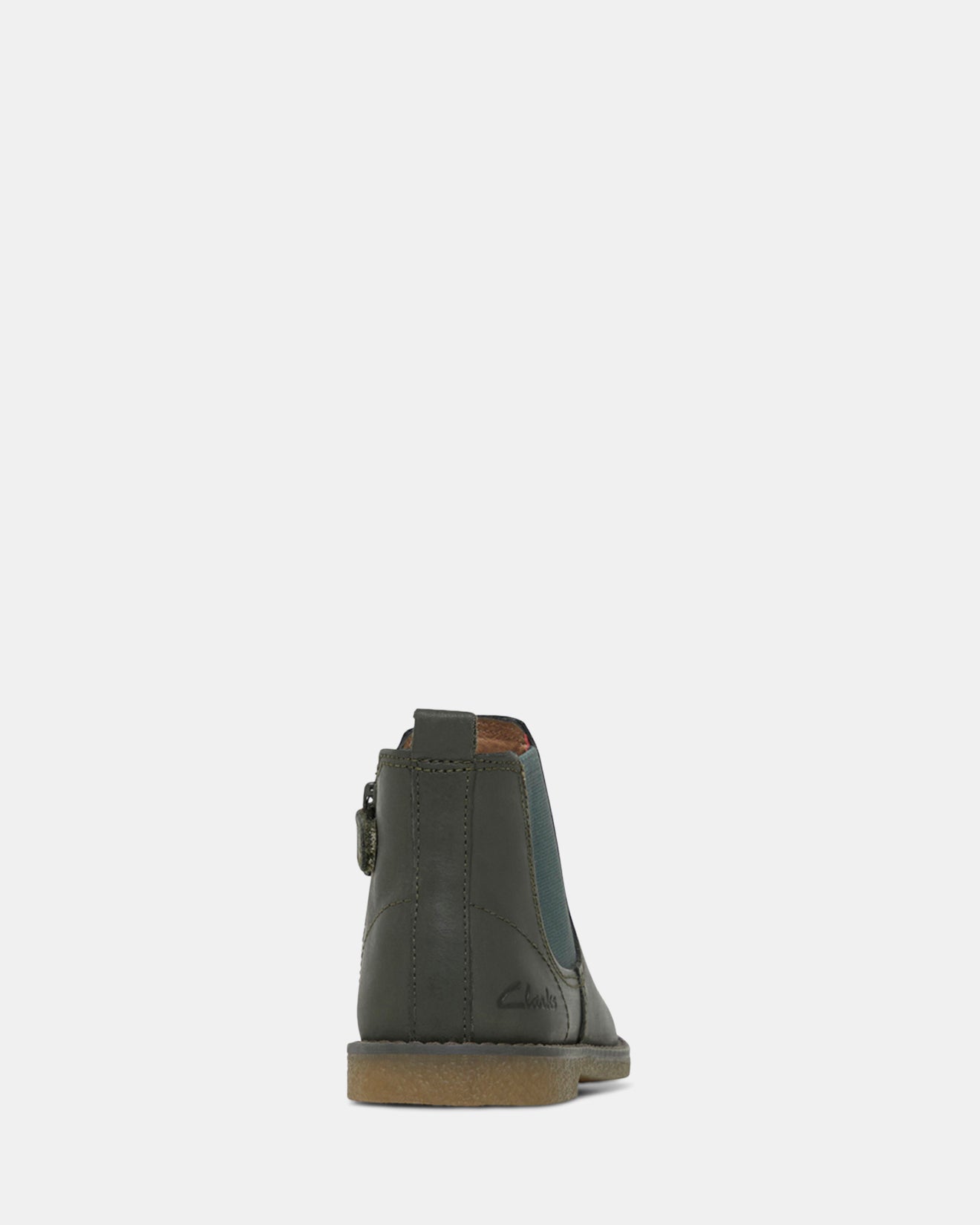 Chelsea Ii Jnr Dark Olive Leather