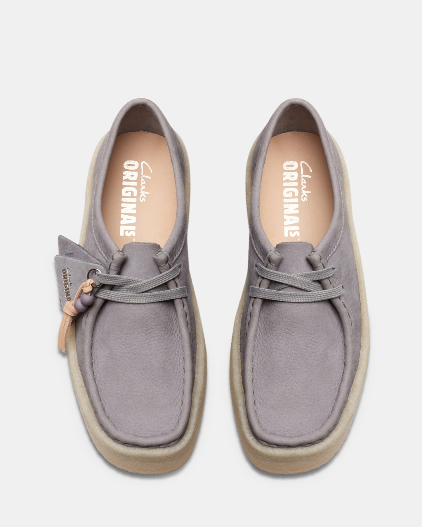 Wallabee Cup. (W) Steel Grey Nubuck