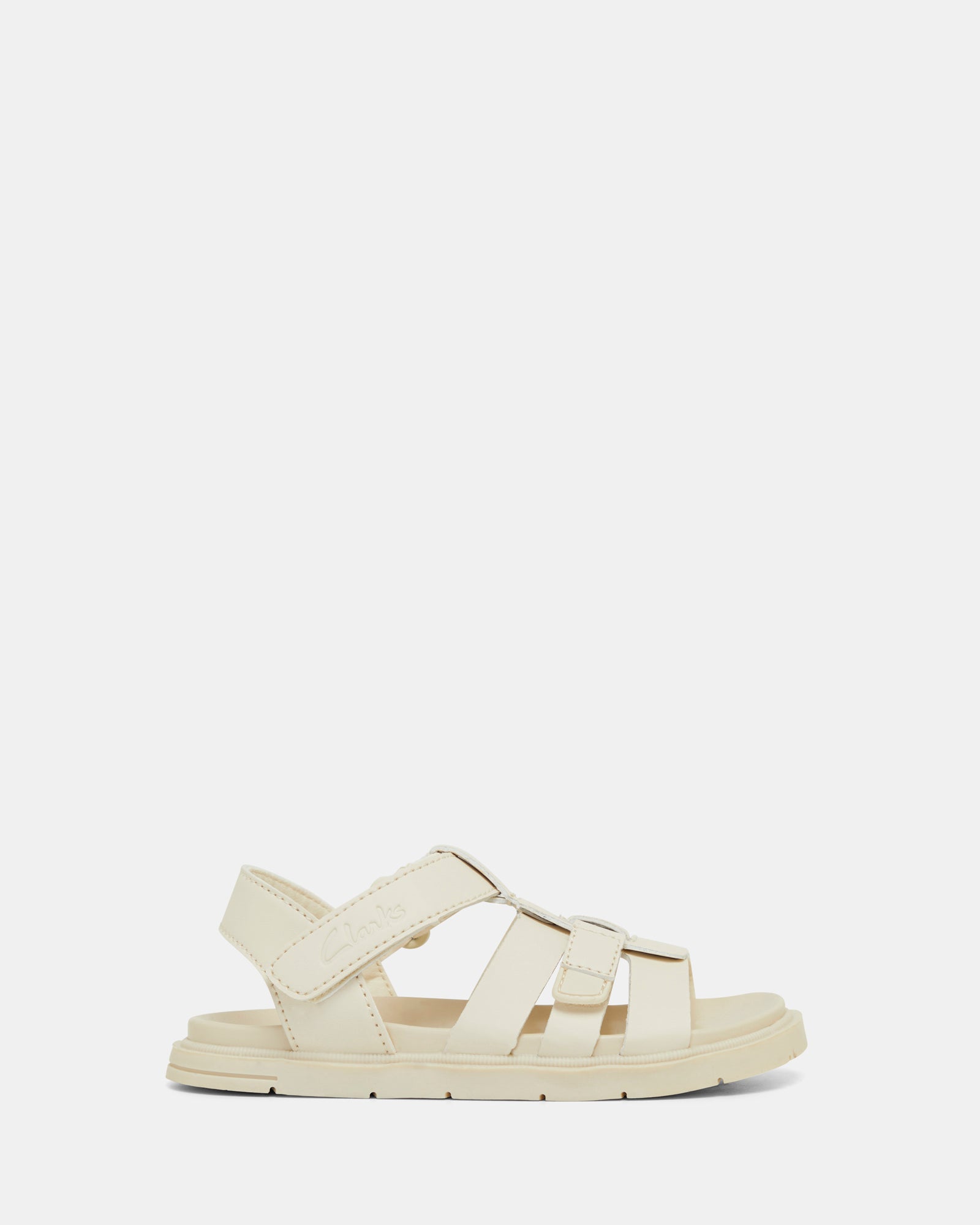 Clarks deals cream sandals