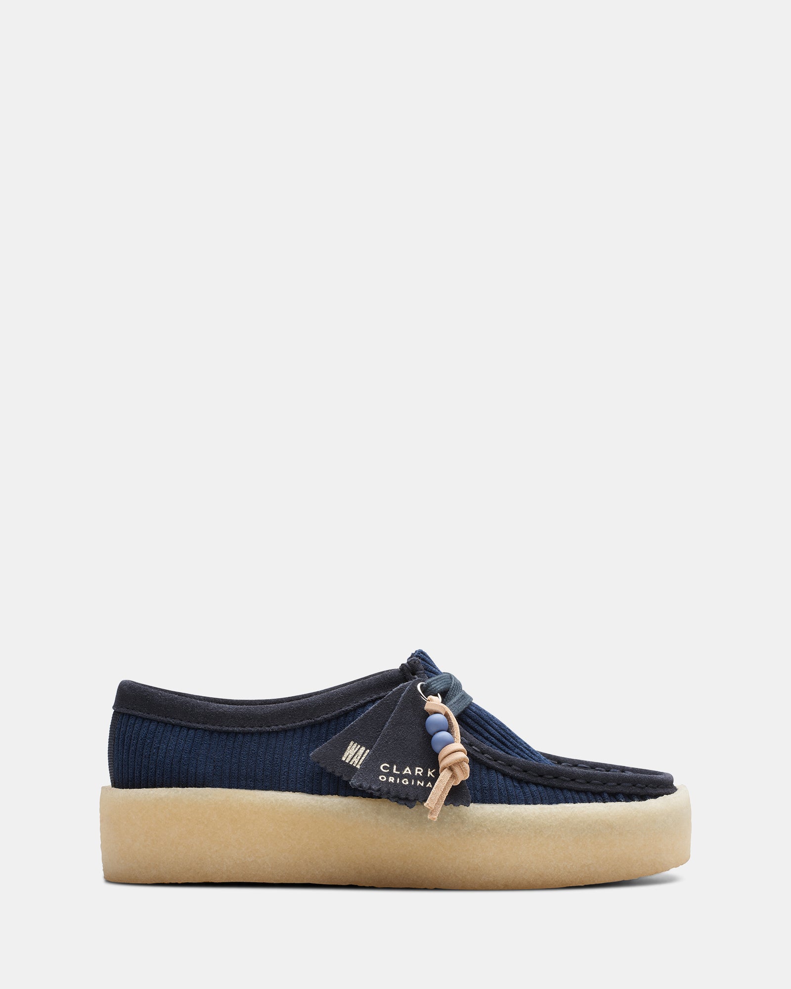 Clarks hot sale wallabees navy