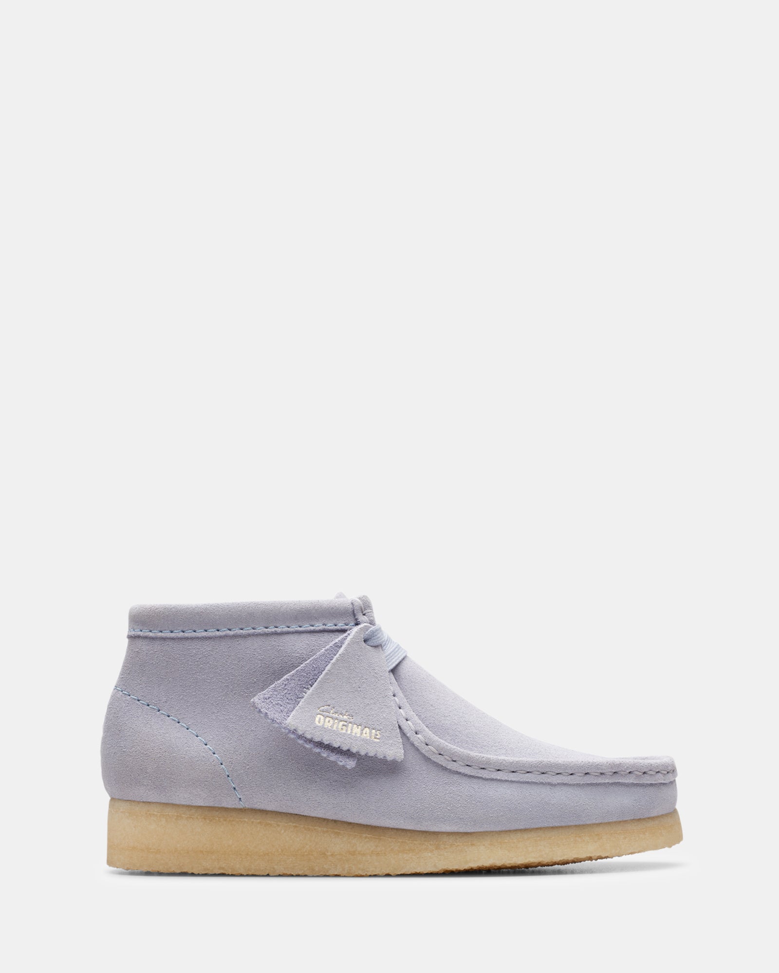 Wallabee Boot. (W) Cloud Grey Suede