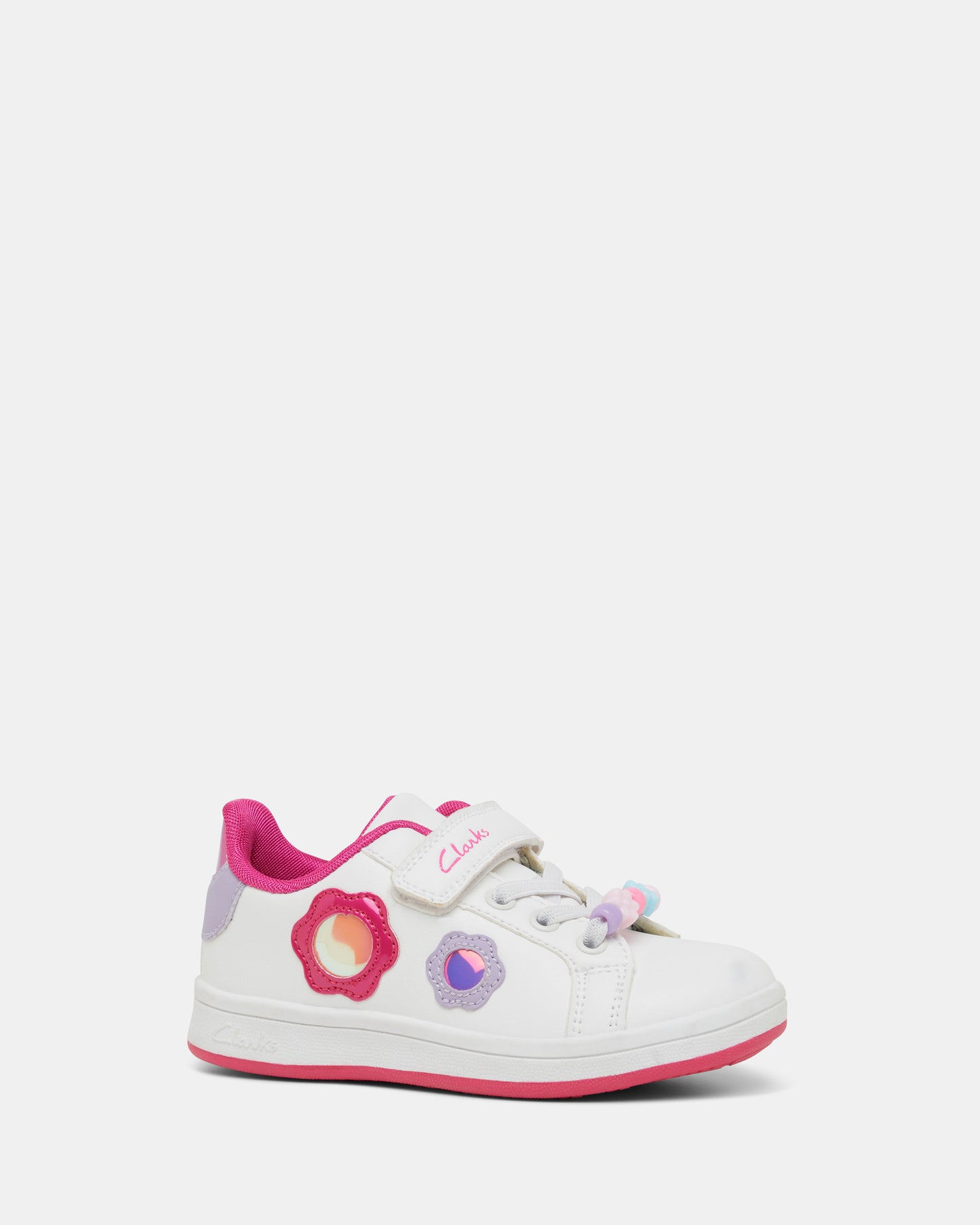 Delilah Junior White/Raspberry