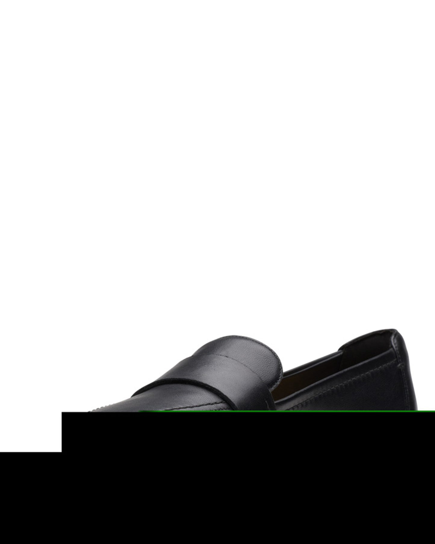 Seren Flat Black Leather