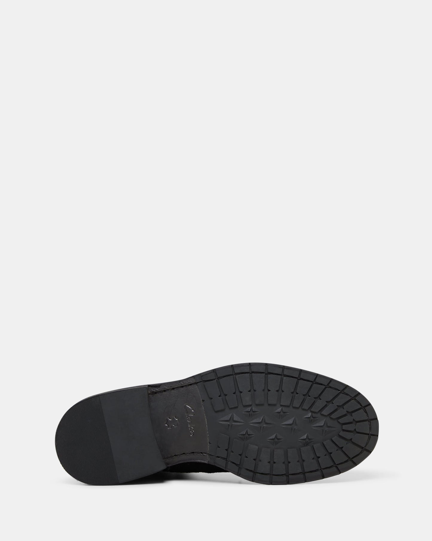 Clarkdale West Black Suede