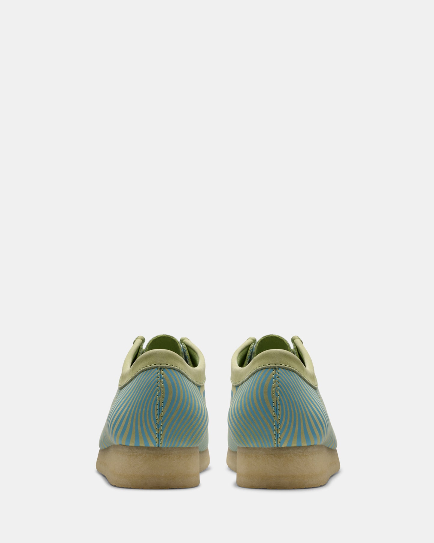 Wallabee (M) Blue/Lime Print