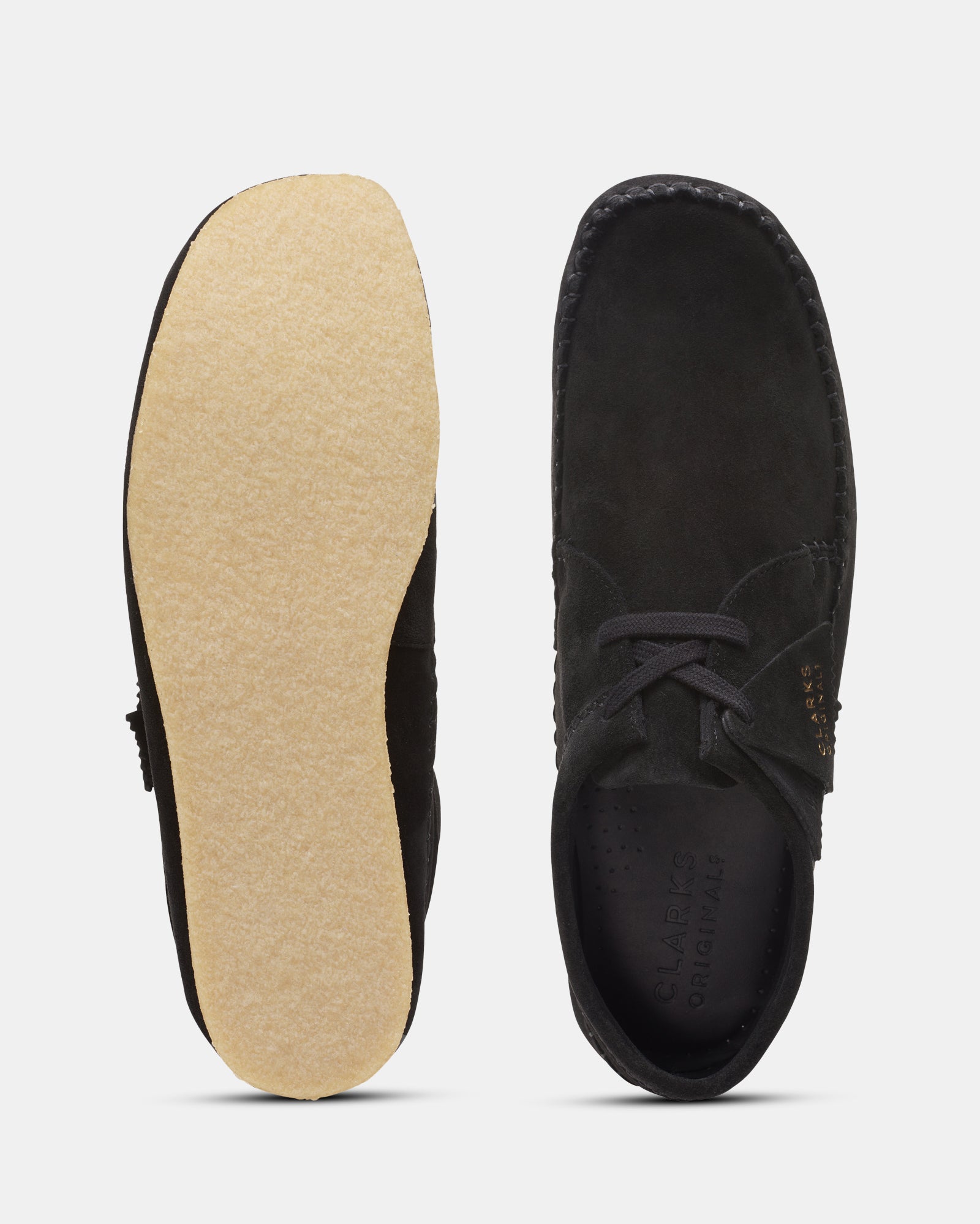 Weaver Mens Black Suede Iii Clarks