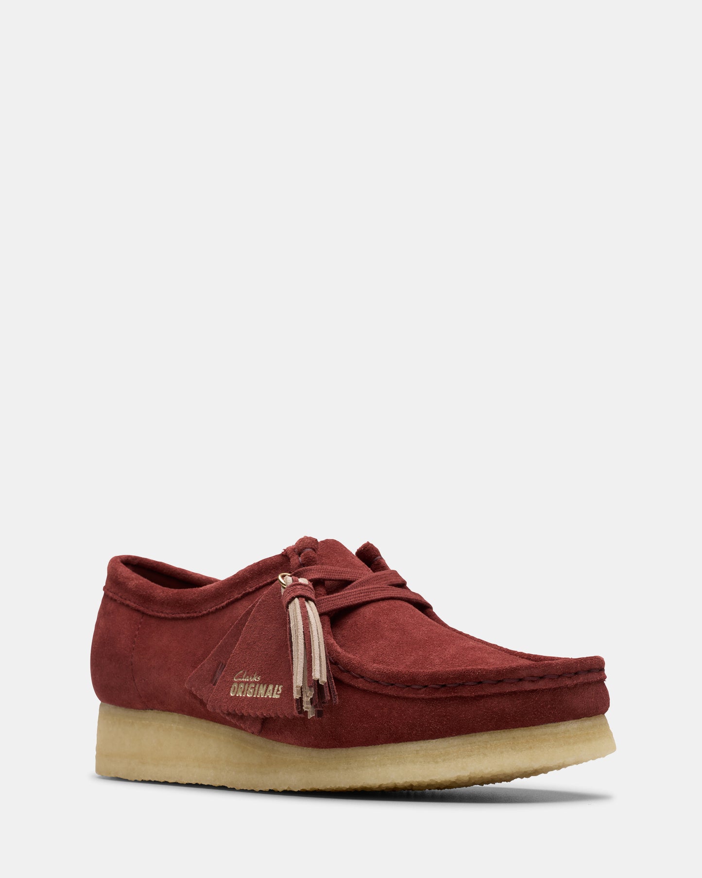 Wallabee. (W) Deep Red Sde