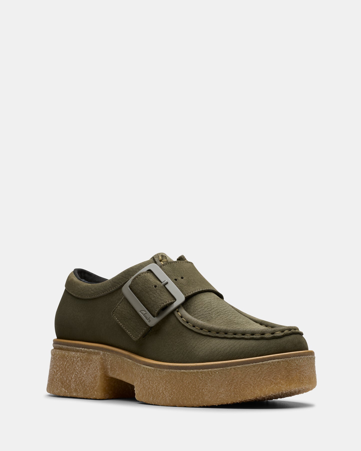 Linoso Monk Dark Green Nubuck