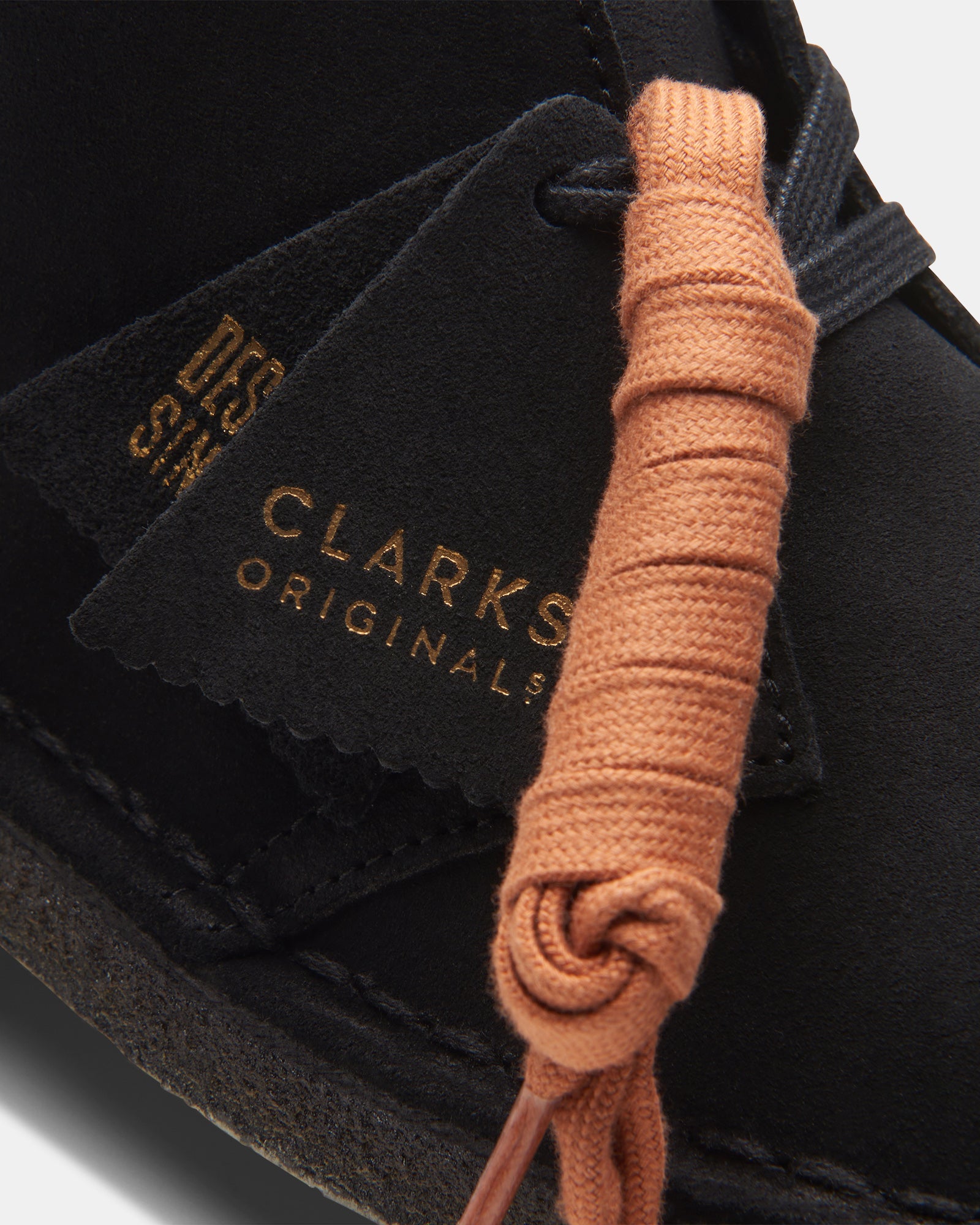 Desert (W) Black Suede – Clarks - Main Image