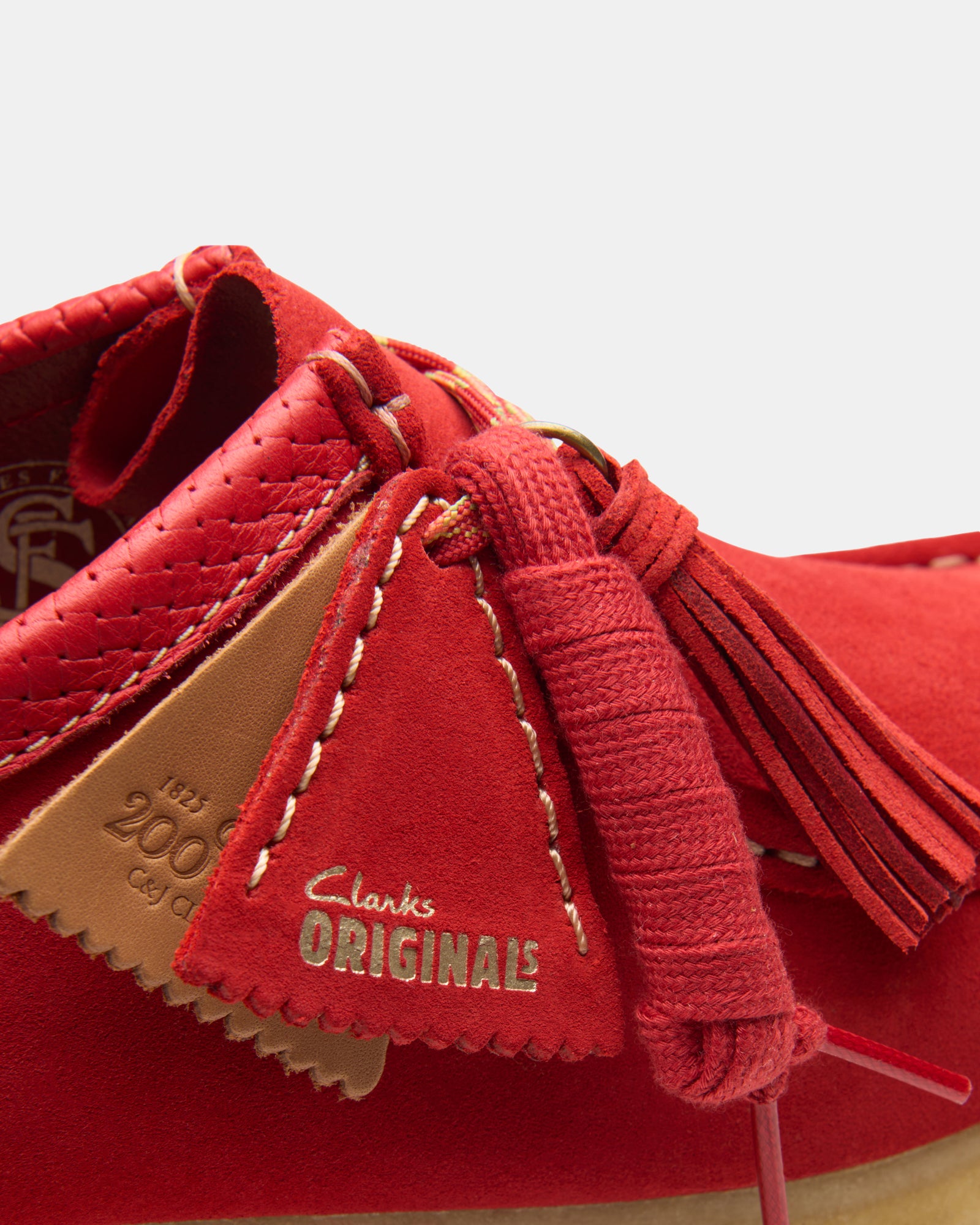 Wallabee (m) Red Suede – Clarks - Main Image