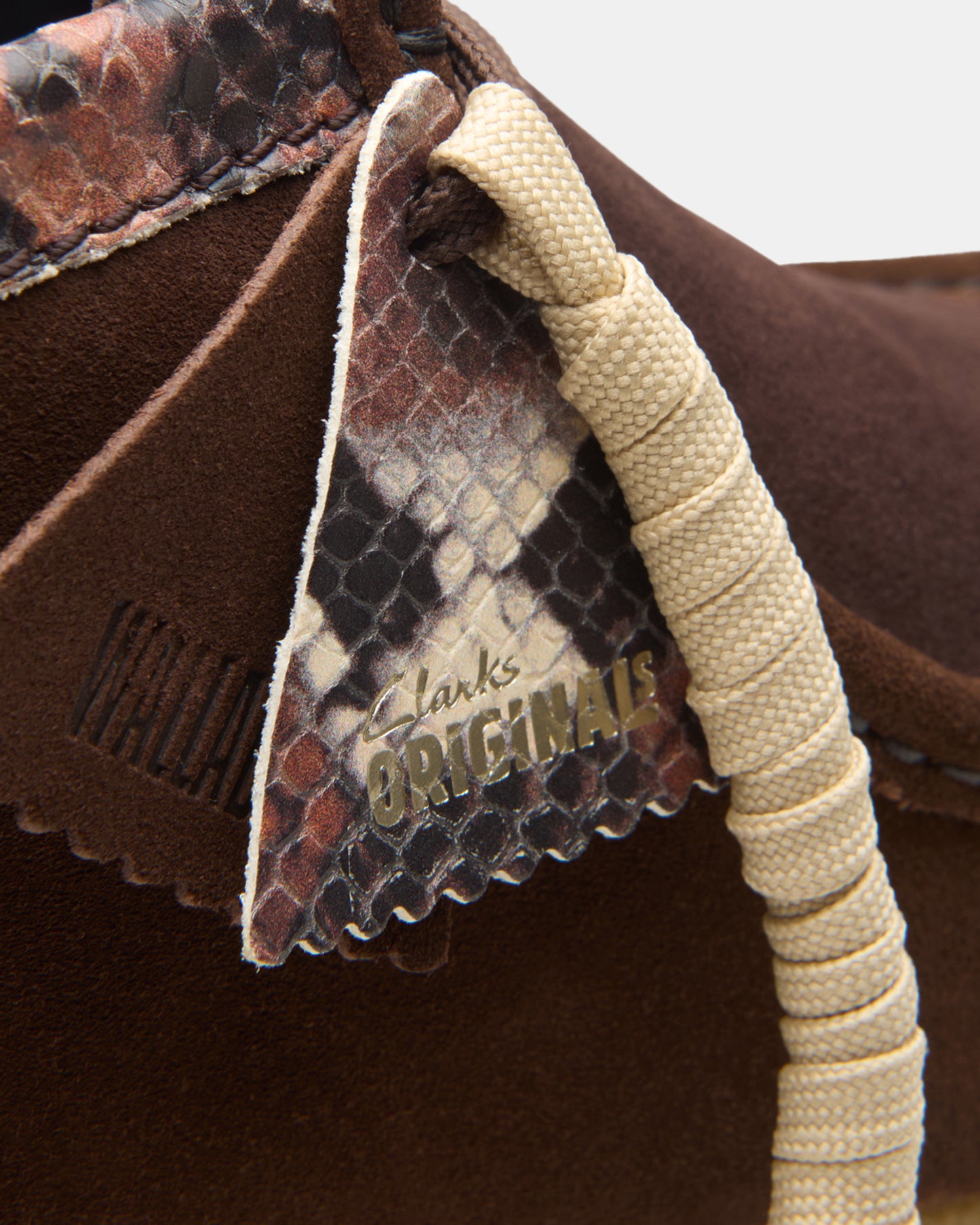 Wallabee Boot (M) Brown Snake Combi