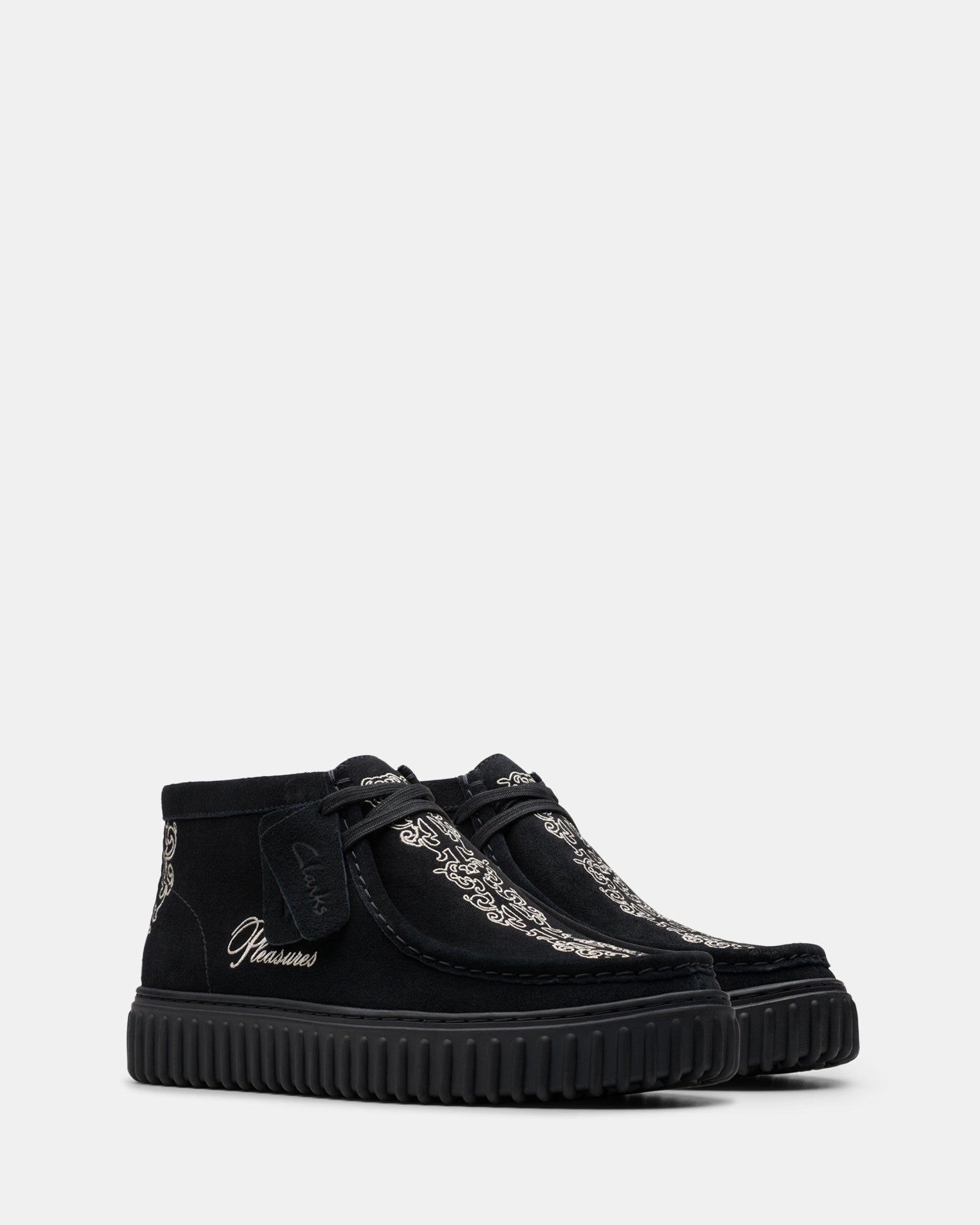 極美品★CLARKS BLACK TORHILL HEART Torhill Heart / トーヒルハート （ブラックコンビ） -Clarks
