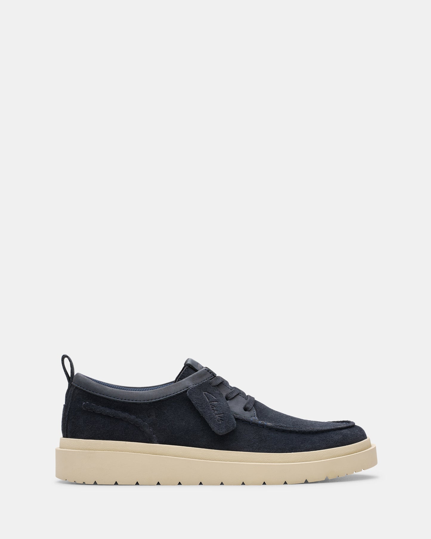 Polden Moc Navy Suede