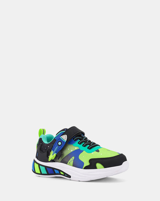 Arlo Black/Green Multi