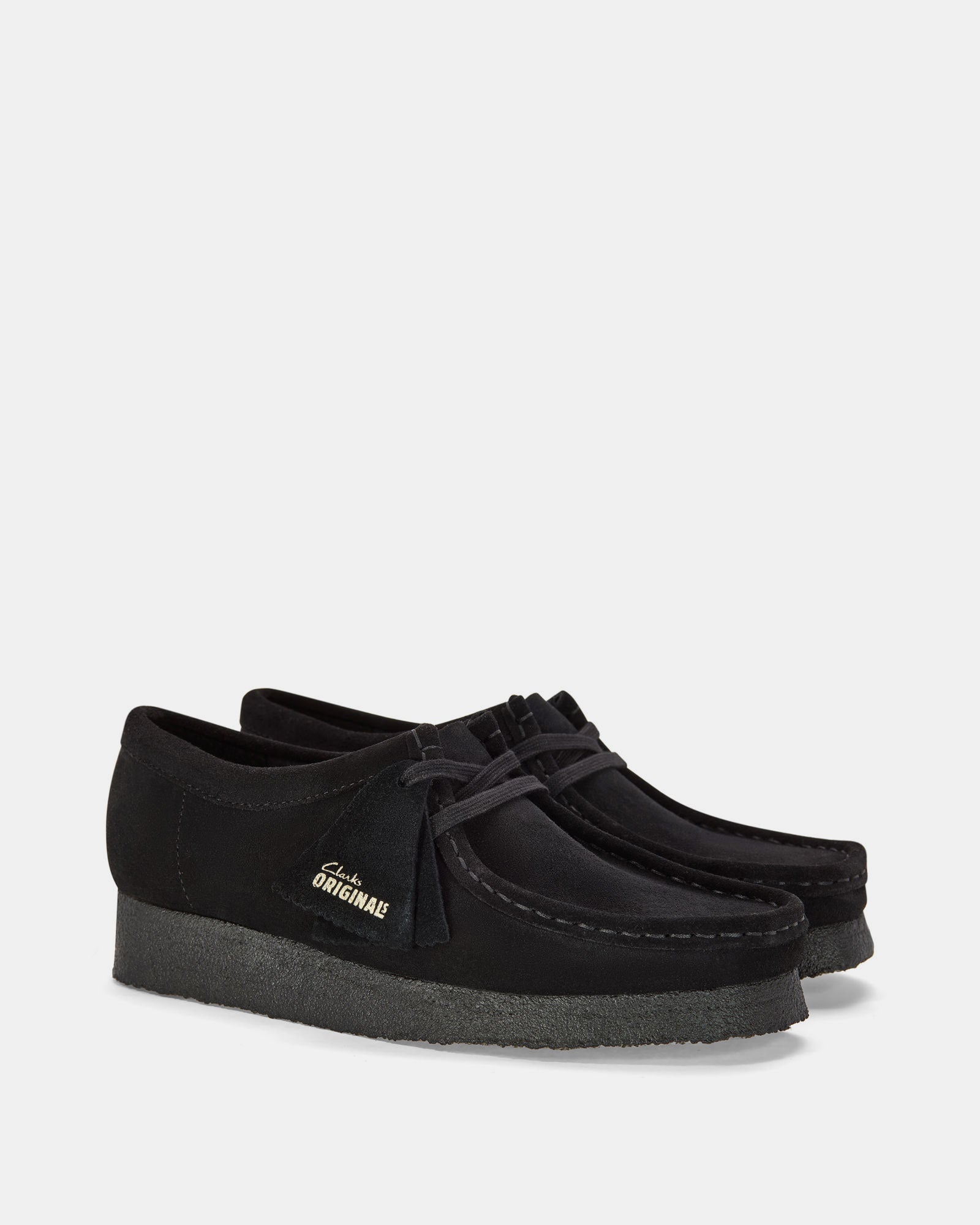 Clarks Men's Wallabee Moccasins - Black – Clarks Australia