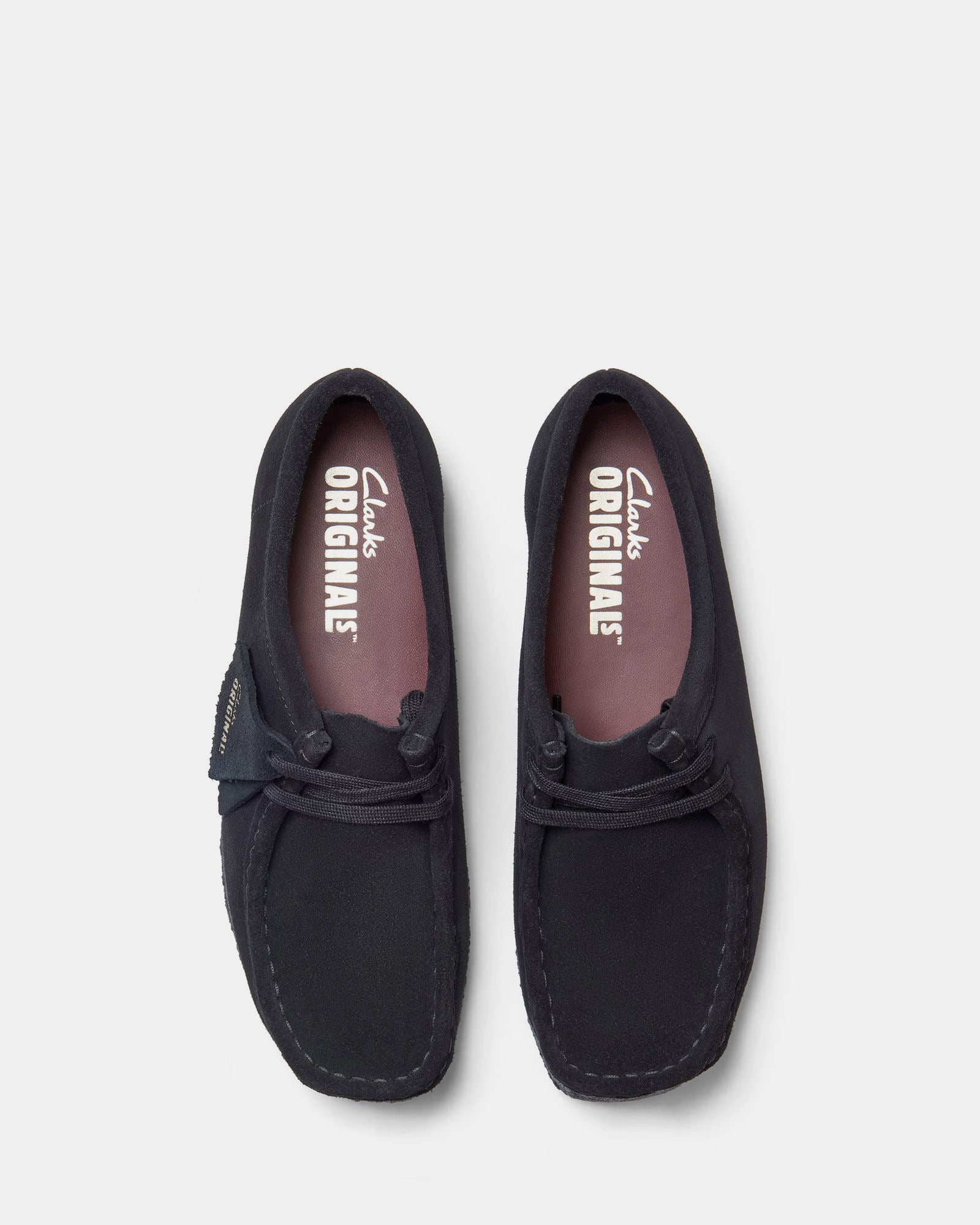 Clarks Men's Wallabee Moccasins - Black – Clarks Australia