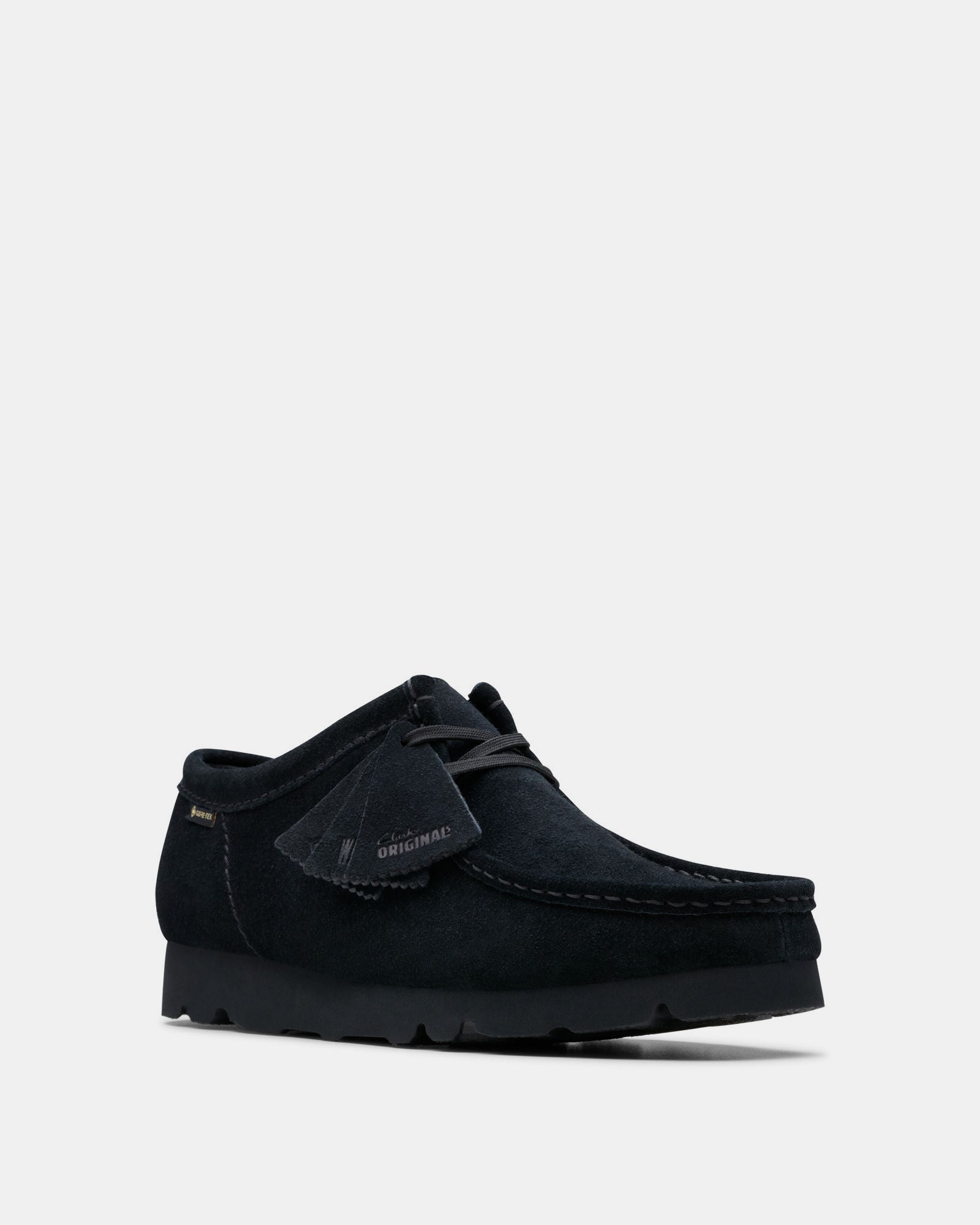 CLARKS × JOURNAL STANDARD Wallabee GTX Wallabee (M) GTX Black Suede – Clarks Australia