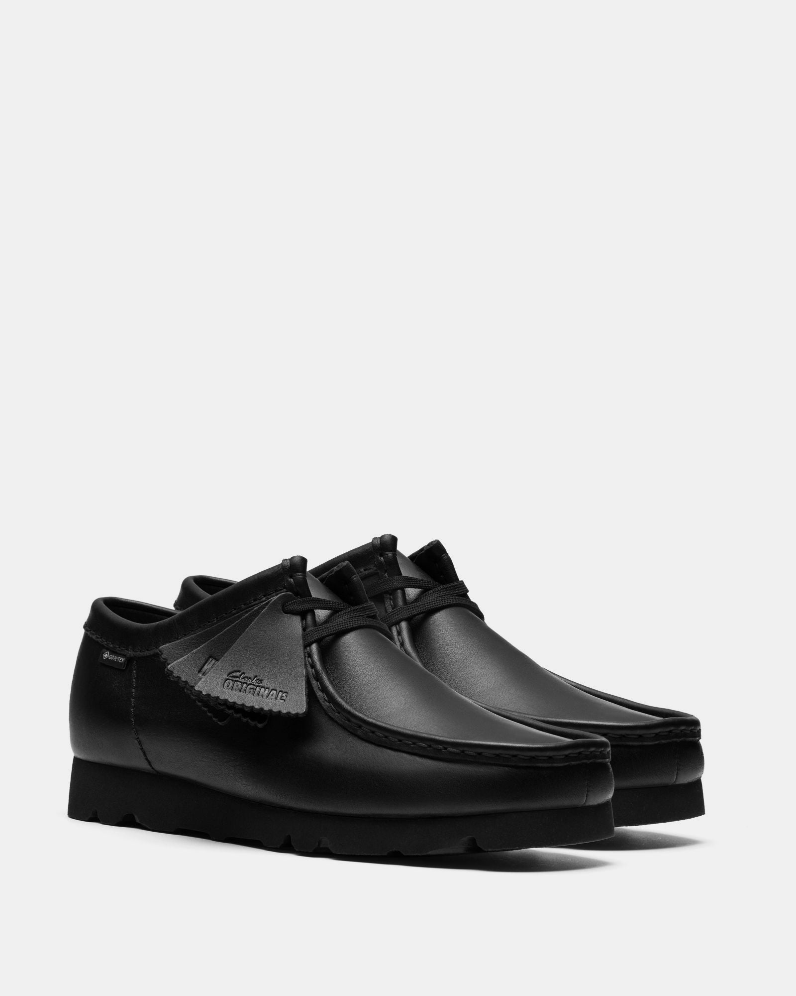Wallabee (M) GTX Black Leather – Clarks Australia