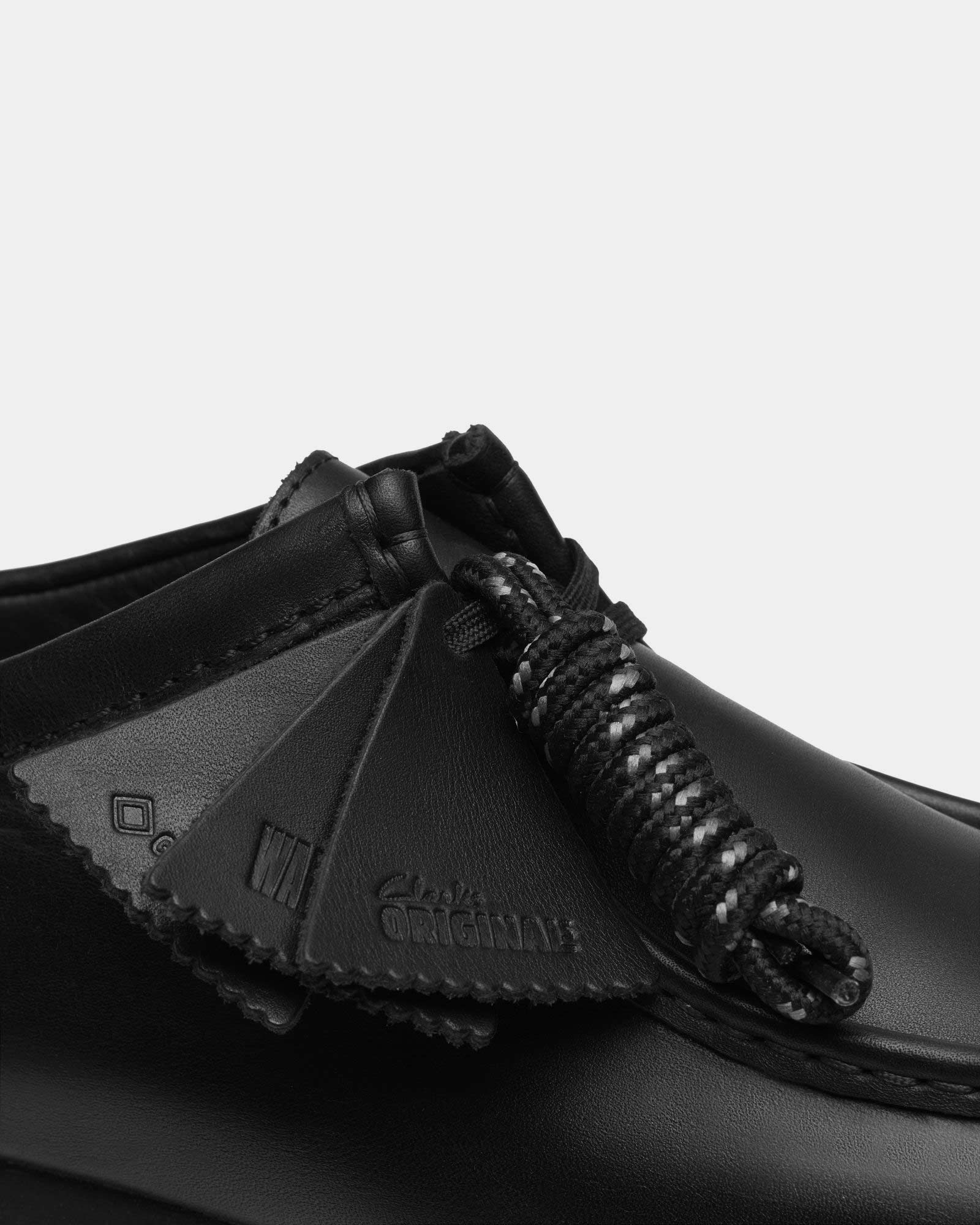 靴 Clarks Wallabee GTX Black leather Wallabee (M) GTX Black Leather – Clarks Australia