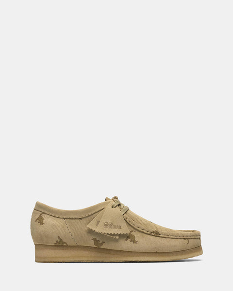 靴 Clarks Wallabee. Maple Combi MAPLE Wallabee (M) Maple Combi Print – Clarks Australia