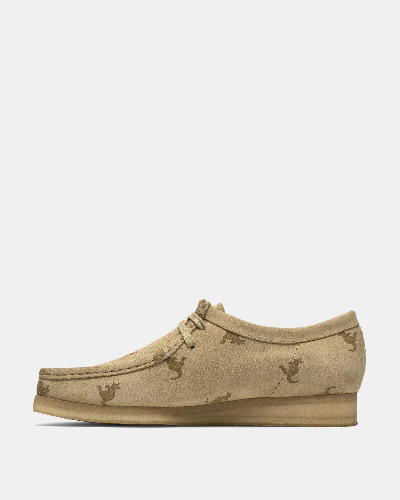 Wallabee (M) Maple Combi Print – Clarks Australia
