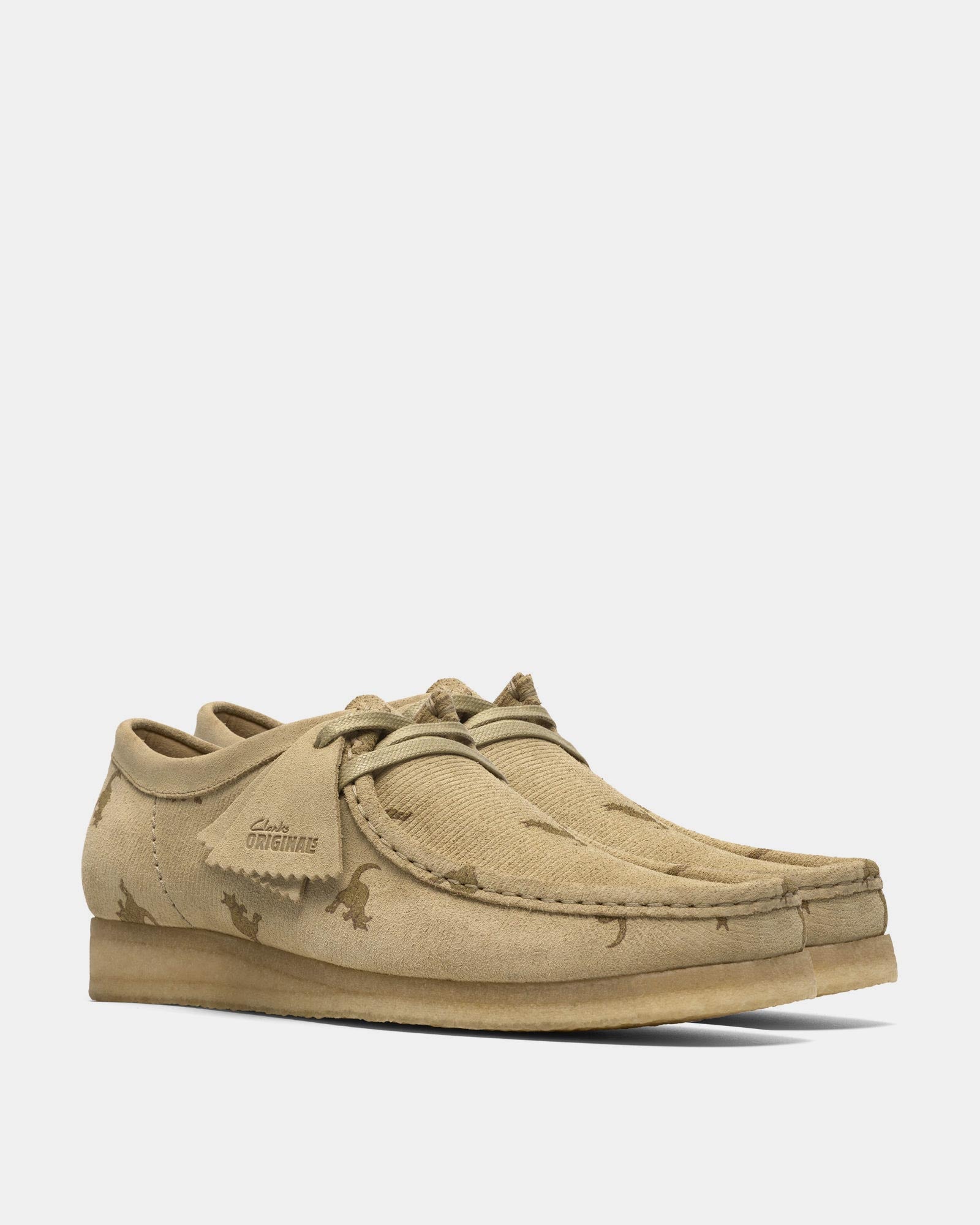 靴 Clarks Wallabee. Maple Combi MAPLE Wallabee (M) Maple Combi Print – Clarks Australia