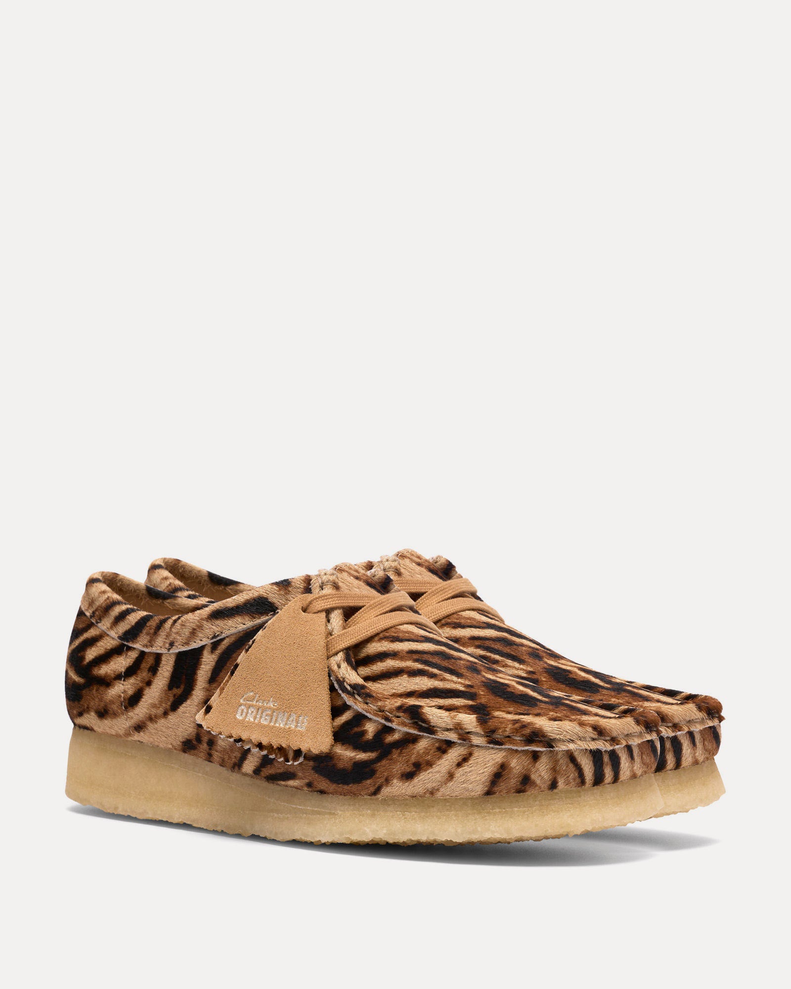 Clarks Women's Wallabee Moccasins - Tiger Print – Clarks Australia