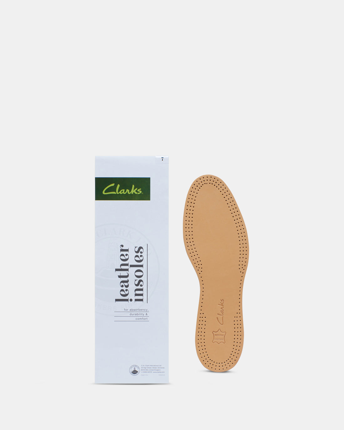 Leather Insoles (Mens) Natural