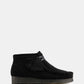 Wallabee Boot. (W) Black Suede