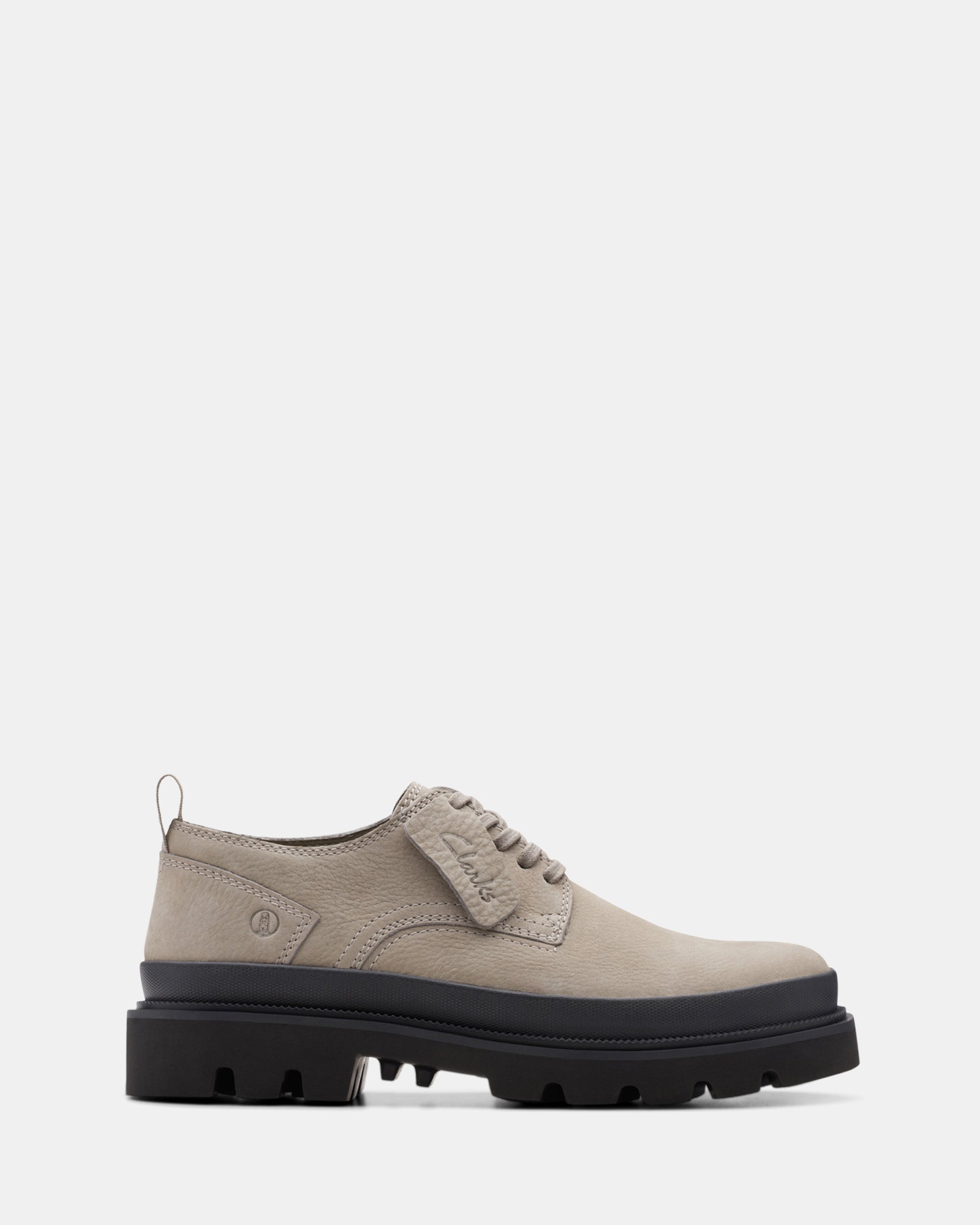 Badell Lace Grey Nubuck – Clarks