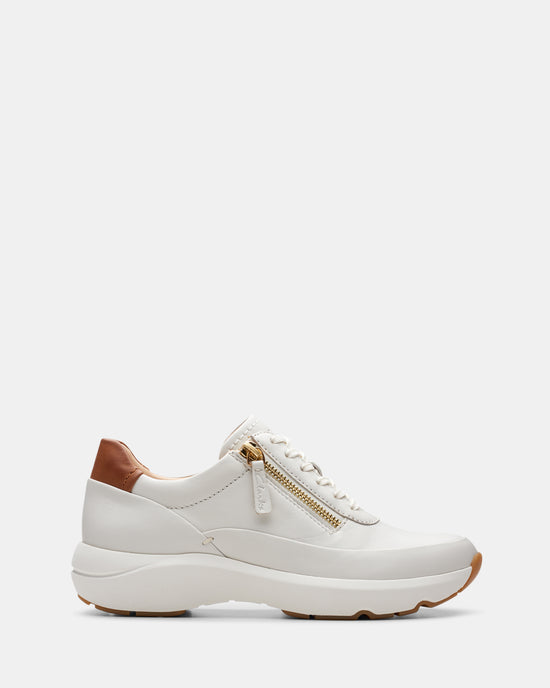 Tivoli Zip Off White Leather