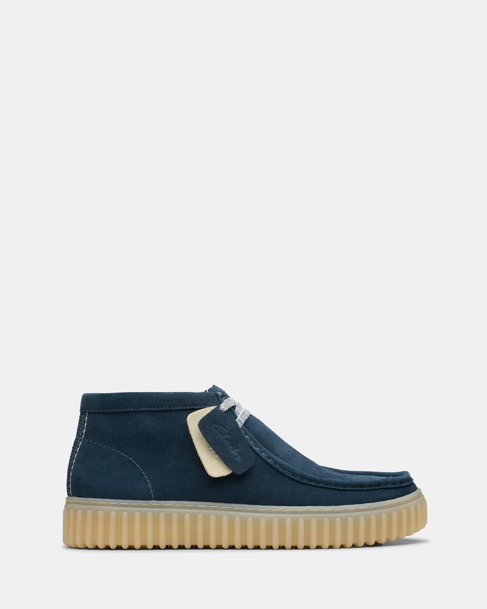 Torhill Hi Blue Suede Clarks