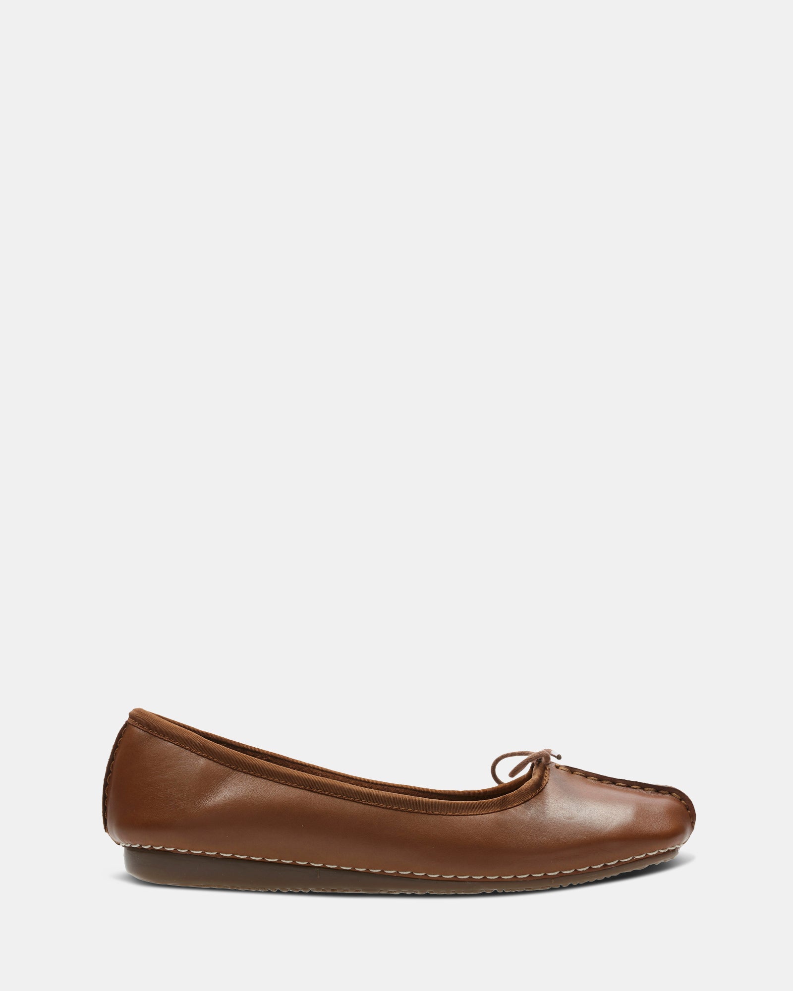 Freckle Ice Dark Tan Leather Clarks