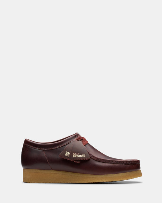 Wallabee (M) Deep Red Leather