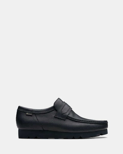 【CLARKS】WallaLoaferGTX UK7 Wallaloafergtx Black Leather – Clarks