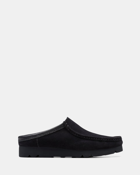 【clarks】 Wallabee Slip BLACK Wallabee Slip - Suede – Premier