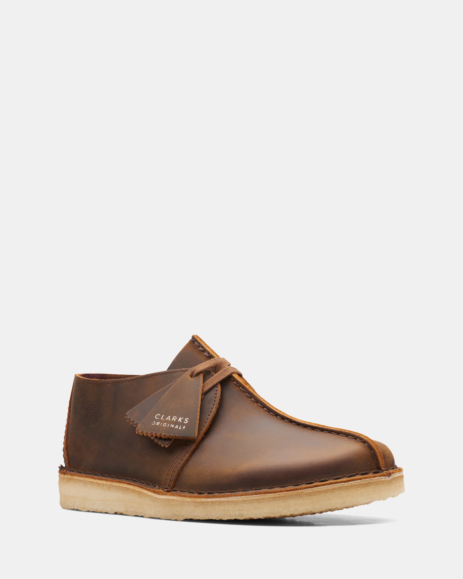 Clarks desert cheap boots waxed leather