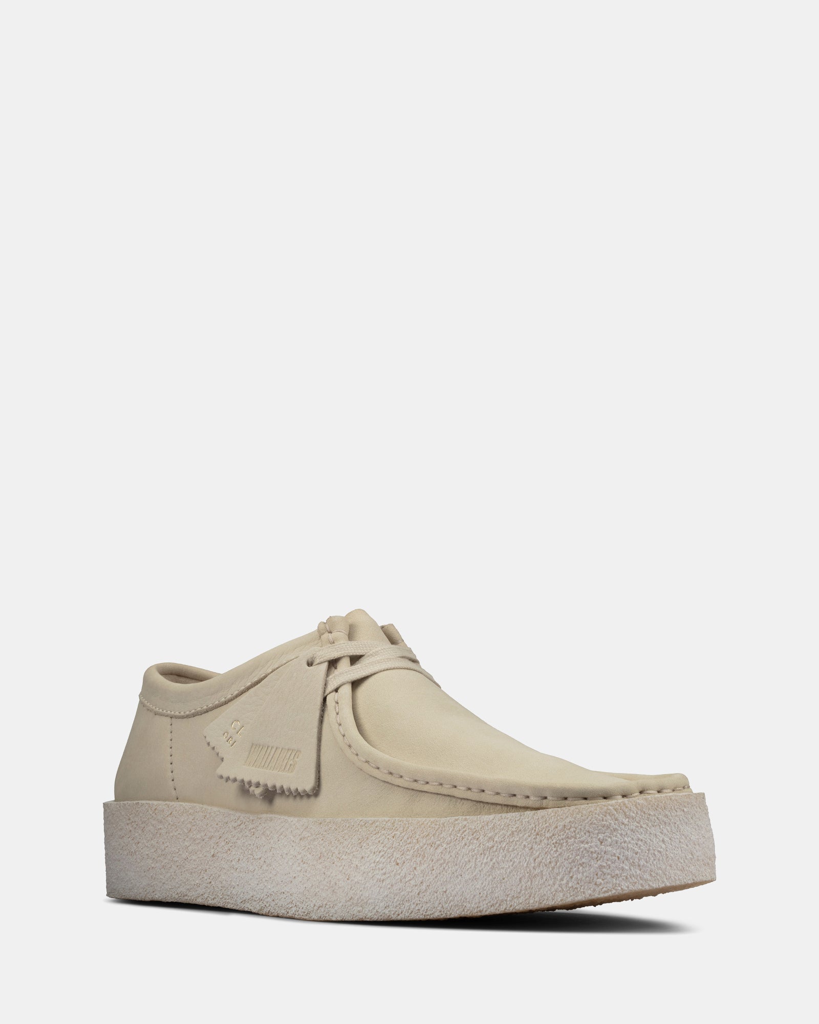 Wallabee Cup M White Nubuck Clarks