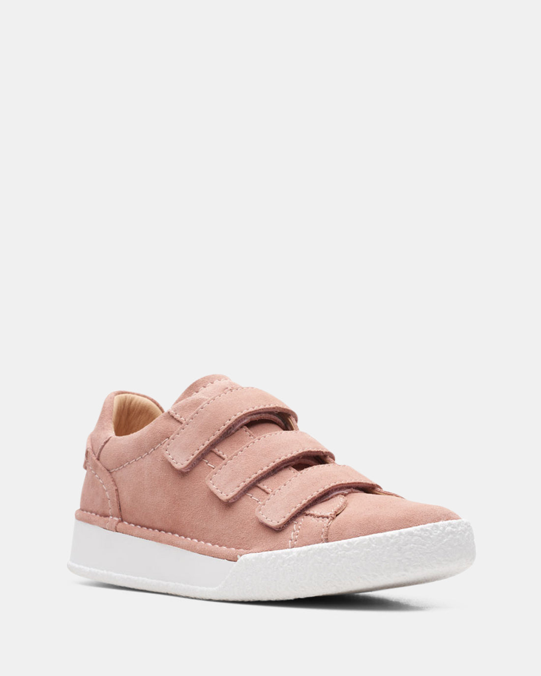 Craftcup Strap Rose Suede Clarks