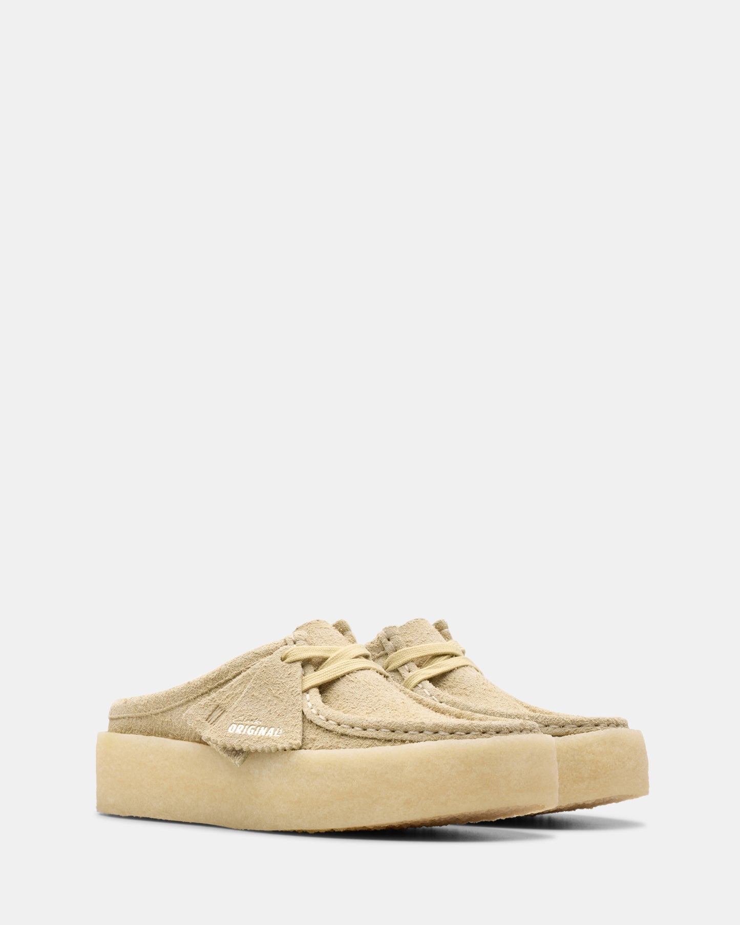 Wallabeecup Lo (W) Maple Hairy Suede