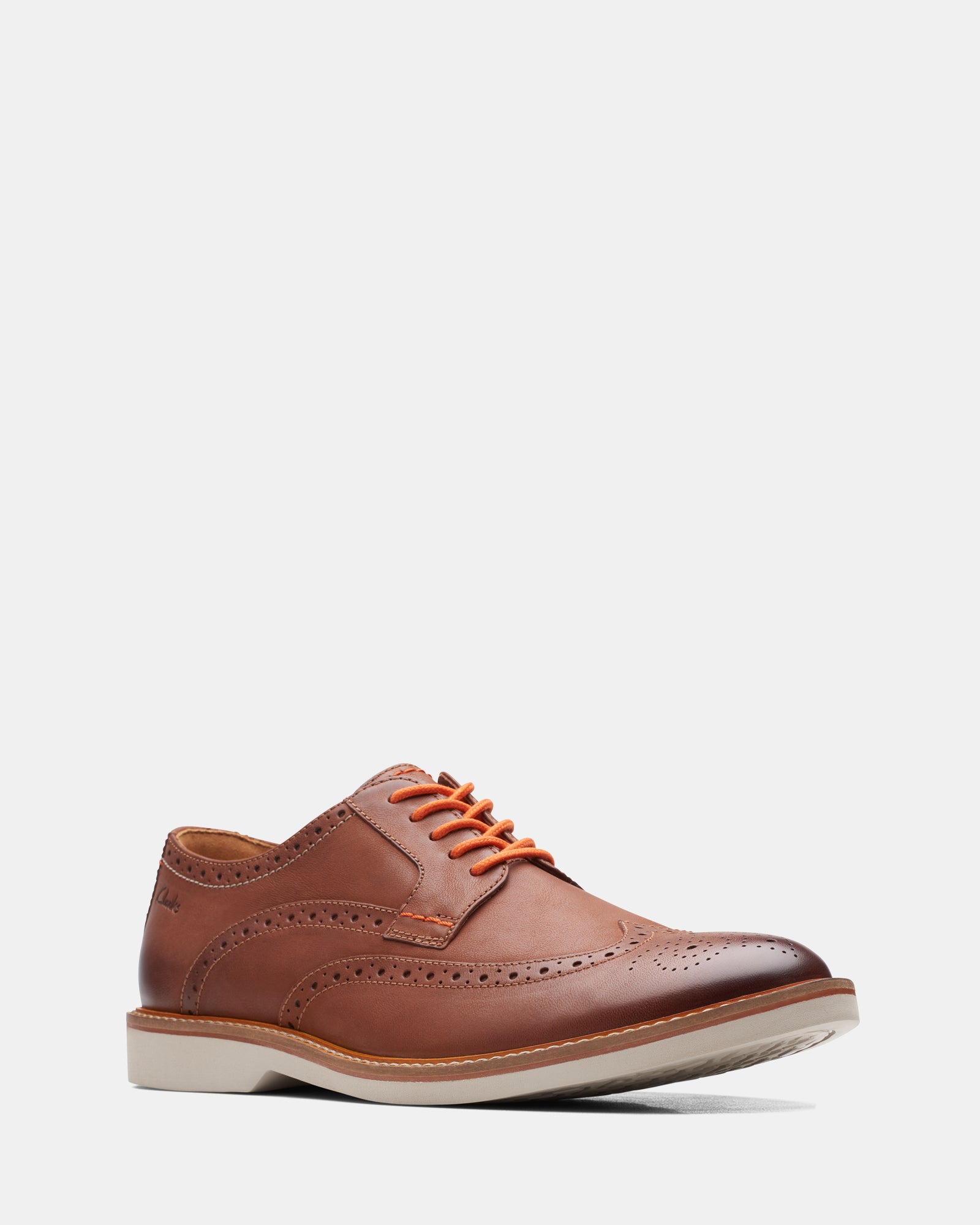 Atticus Ltlimit Dark Tan Leather – Clarks - Main Image